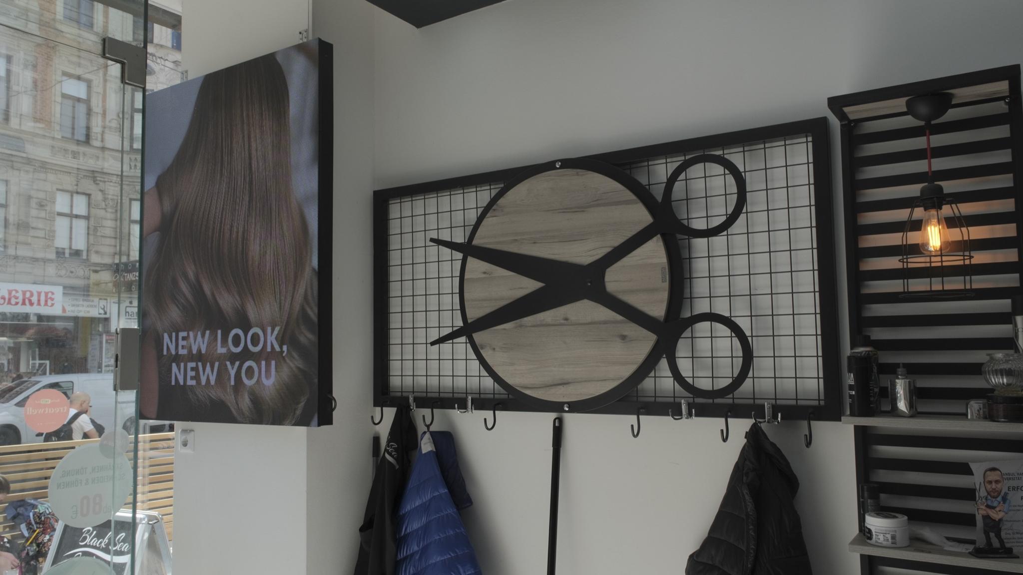 Men's area at Black Sea Friseur, location 2